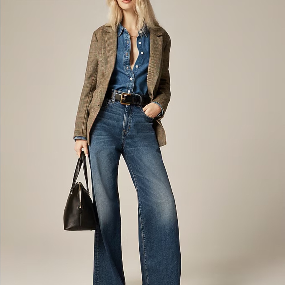 J. Crew Curvy Denim Trouser Jean